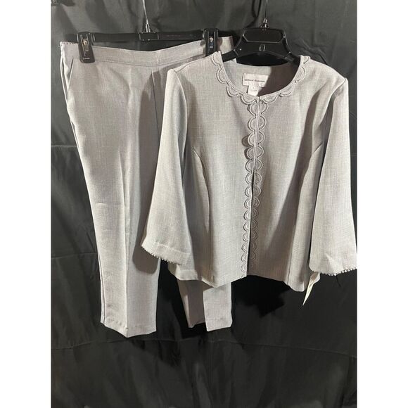 ALFRED DUNNER PRIMROSE GARDEN Women's Jacket and pant set Size 8 NWT - Picture 1 of 11